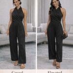 The after hours halter jumpsuit