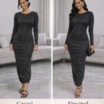 Midnight Glimmer dress