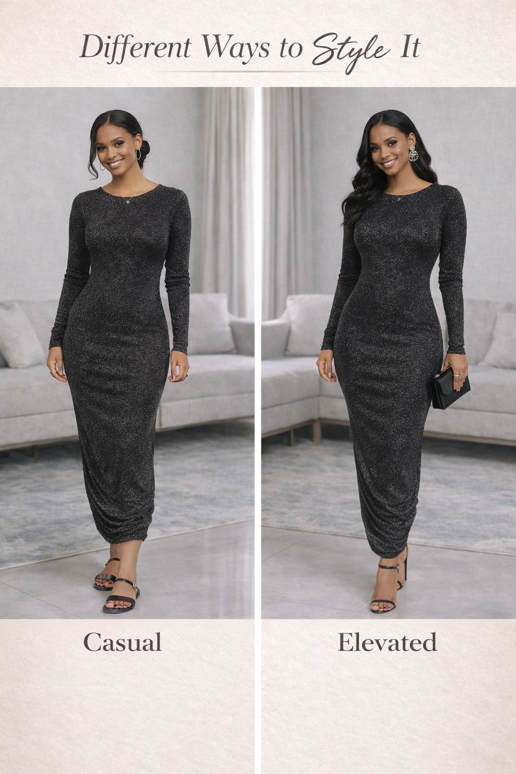 Midnight Glimmer dress