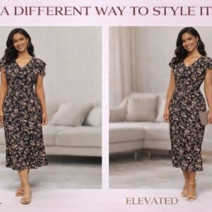 The Belle Noir Dress