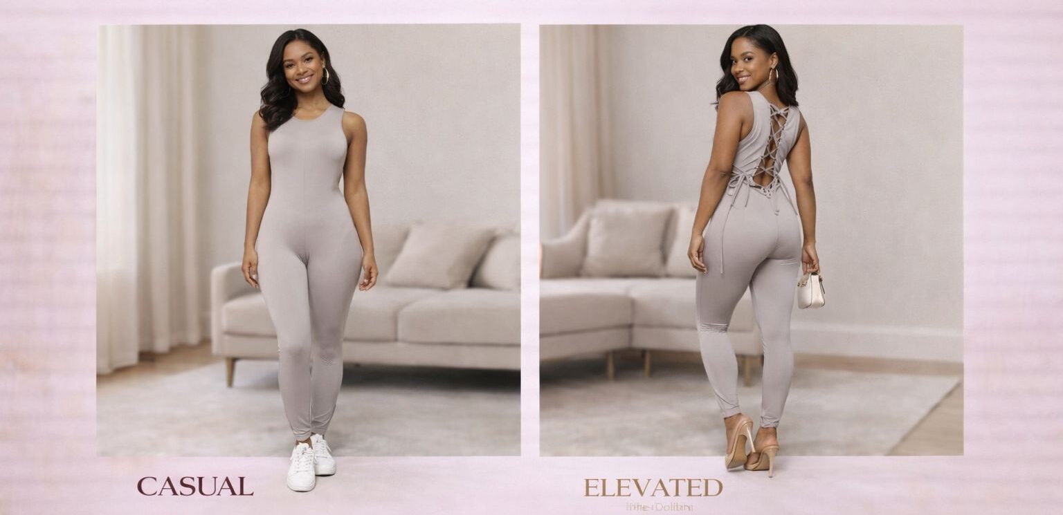 The luna lace back jumpsuit