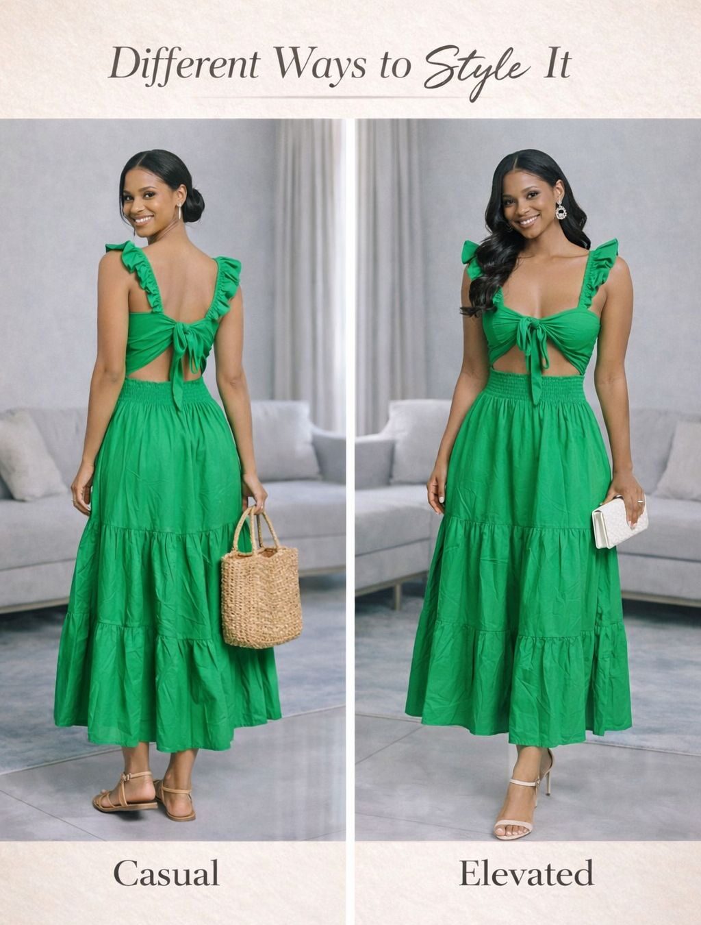 The emerald escape maxi dress