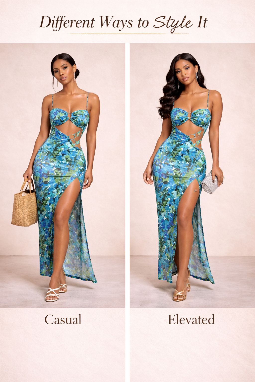 The blue lagoon cut out maxi