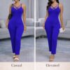 The royal crossline jumpsuit
