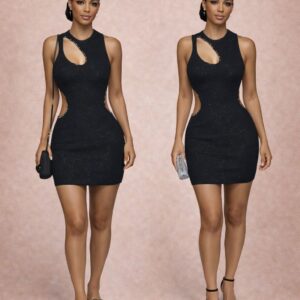 The midnight Allure mini dress