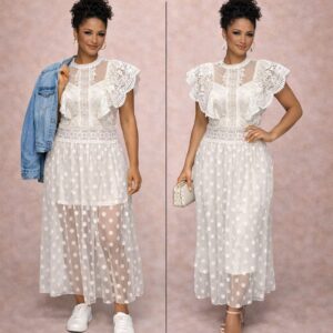 The soft romance midi dress