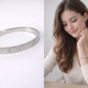 The Celene silver cuff bracelet