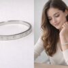 The soft shine silver bracelet