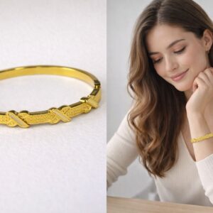 The unity gold barcelet