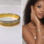 The parallel gold cuff bracelet