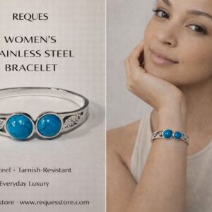 Azure harmony cuff bracelet