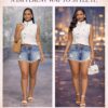 The ivory denim muse set