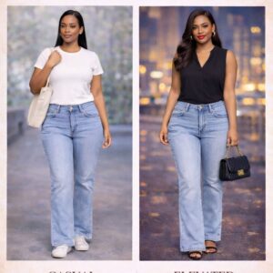 Washed everyday straight jeans