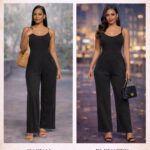 The noir ease jumpsuit