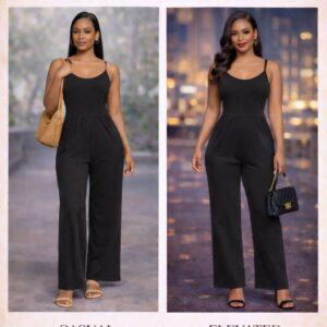 The noir ease jumpsuit