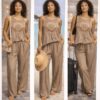 Crochet Top & Pants set