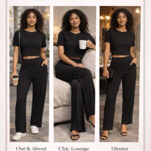 Crop top & Pants set