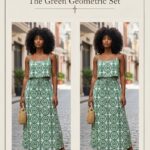 The green geometric set