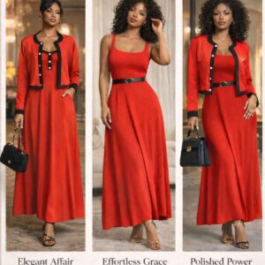 Two piece dress suit set