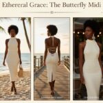 The butterfly midi dress