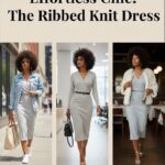 The ribbed knit dress
