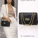 quilted black crossbody bag