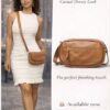 cognac crossbody bag