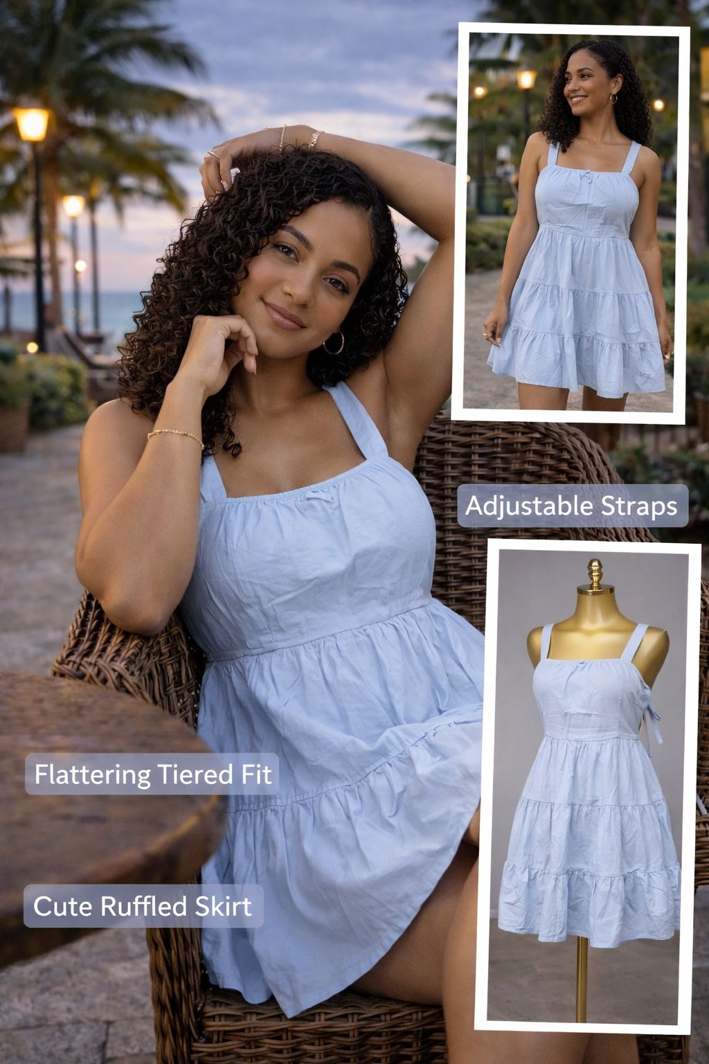 The maron tank dress