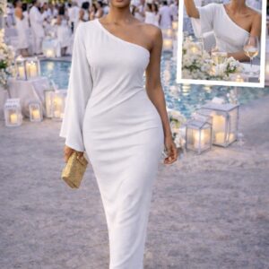 The confidence curve dress (white)