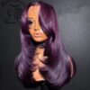 Dark burgundy, Lace wig