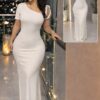 Ivory muse grown dress