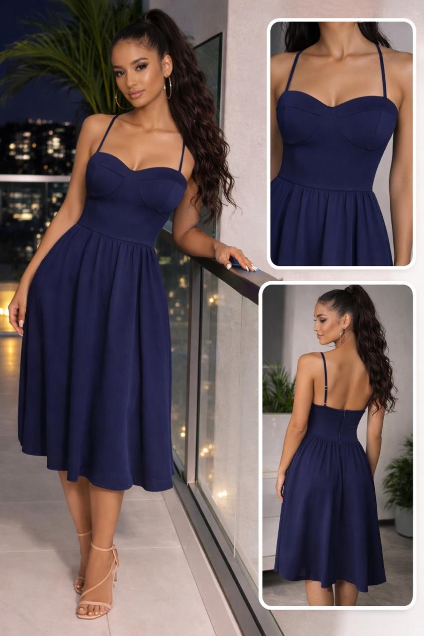 Navy Muse Dress