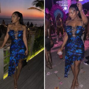 Blue Flame dress