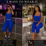 Lace-up front set