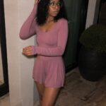 Rose pink romper
