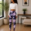 Violet vibe leggings set