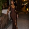 Mocha muse gown