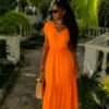 Orange gown