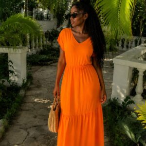 Orange gown