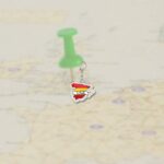 Spain keychain