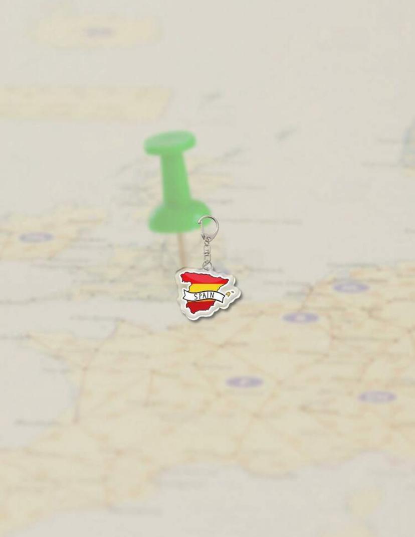 Spain keychain