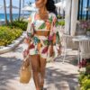 Three piece Tropical set