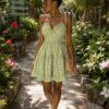 Garden stroll mini dress