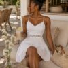 White whisper dress
