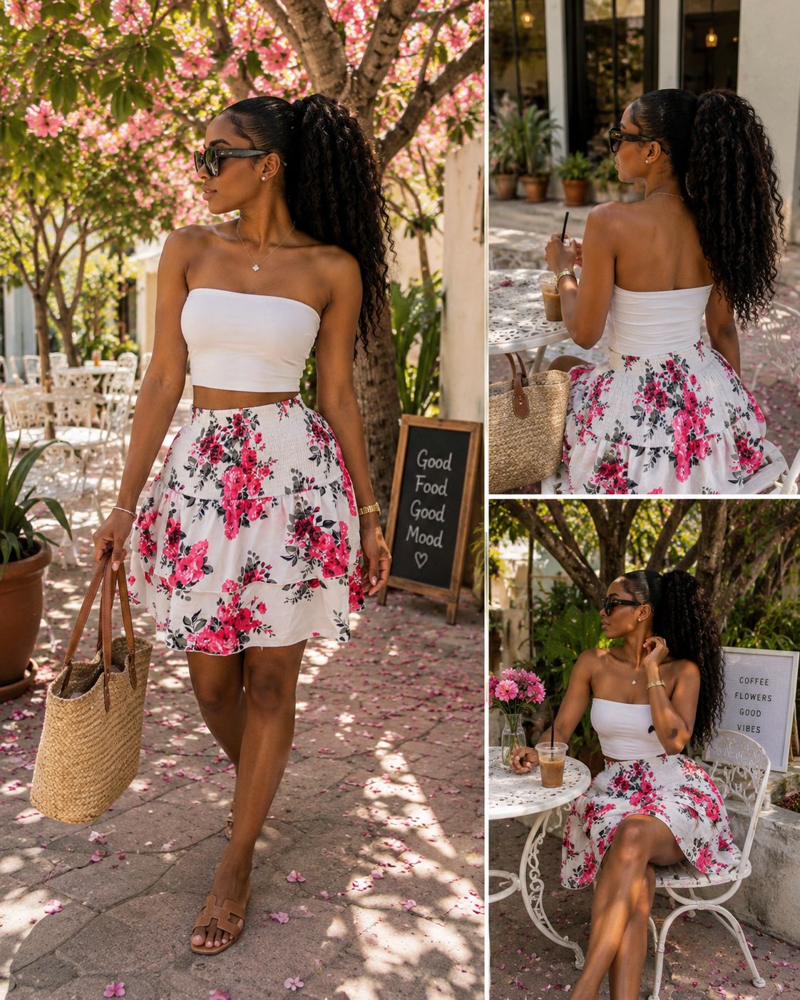 Garden cafe brunch two piece set