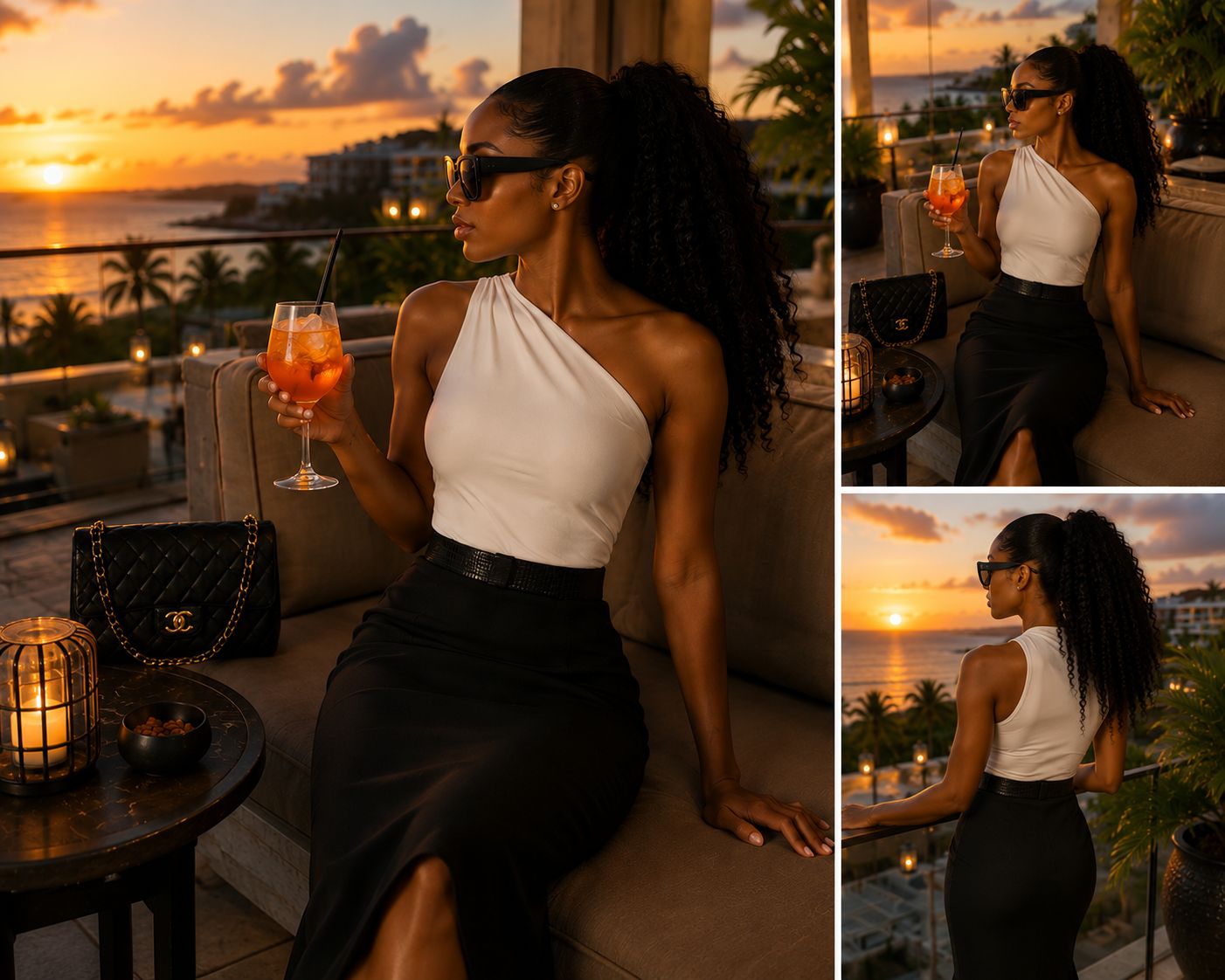 Resort noir set