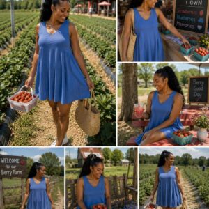 Blue breeze dress