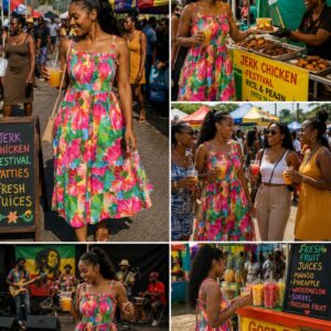 Island bloom dress