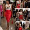 Scarlet affair dress