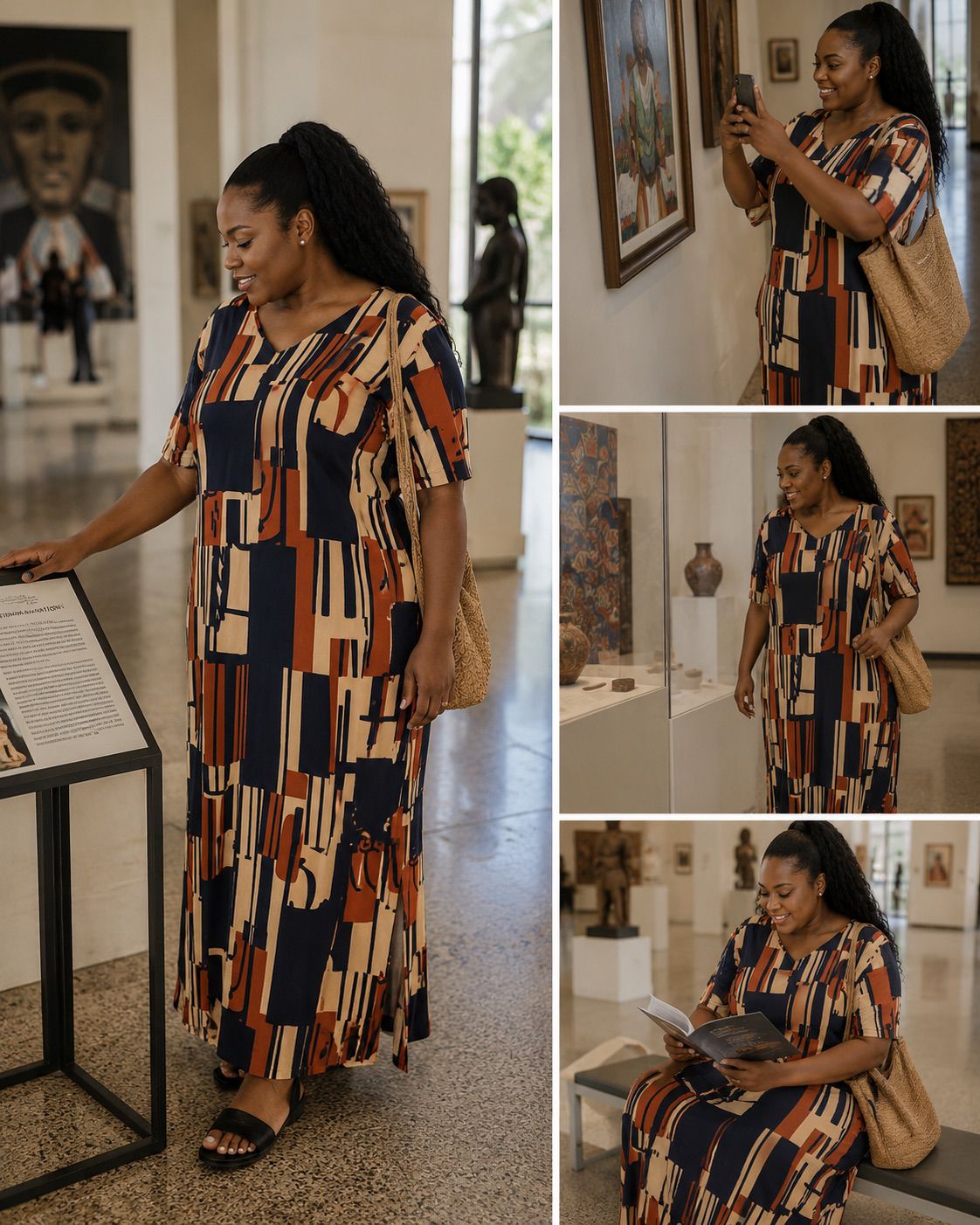 Literary luxe dress